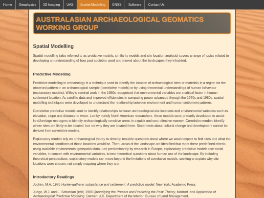 spatialmodelling screenshot