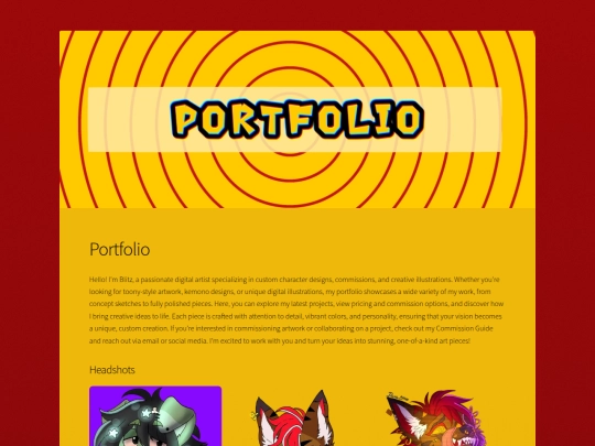 portfolio screenshot