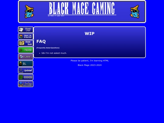 FAQ screenshot