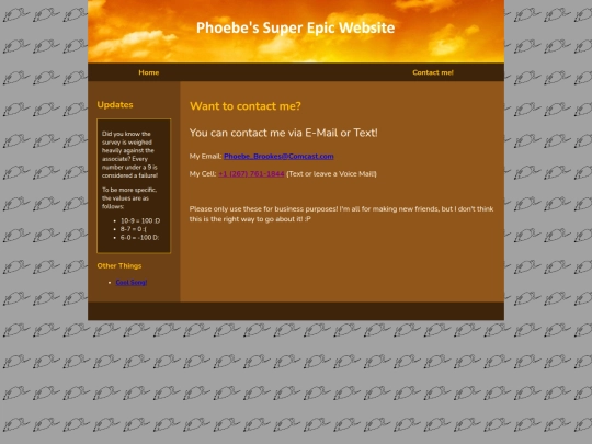 Contact screenshot