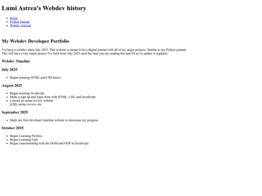 webpages/webdev_Progress screenshot