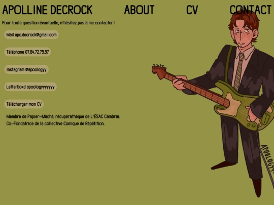 portfolio/contact screenshot