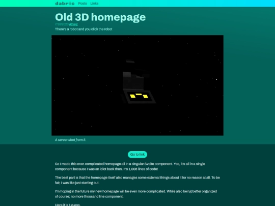 post/old-homepage screenshot