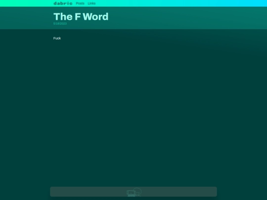 post/the-f-word screenshot