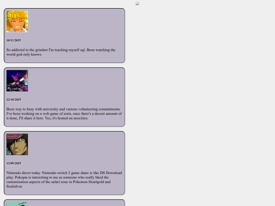 journal/secondhalf2025 screenshot