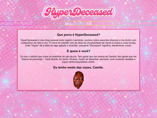 sobre screenshot