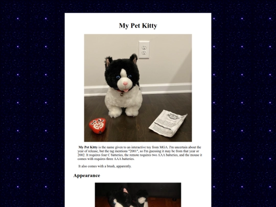 MGA/mypetkitty screenshot