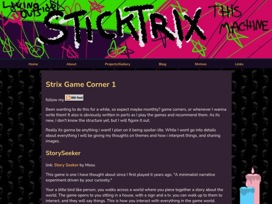 blogposts/strixgamecornerone screenshot
