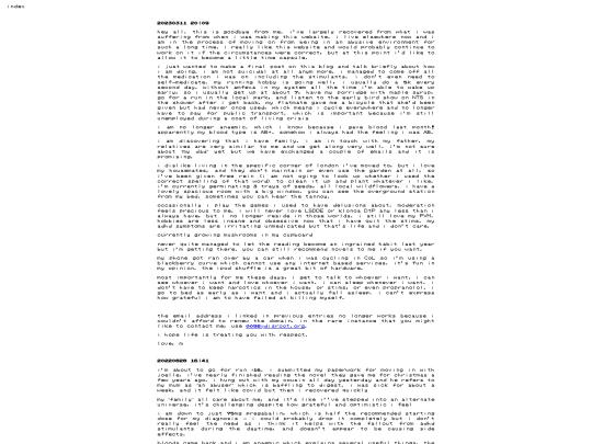 log screenshot