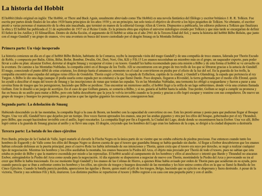 ej11/hobbit/libro screenshot