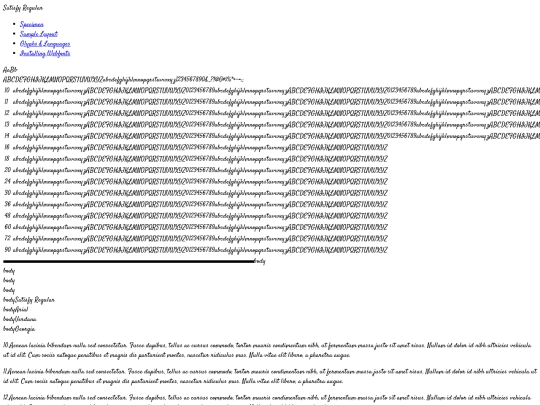 fonts/webfontkit-satisfy/satisfy-regular-demo screenshot