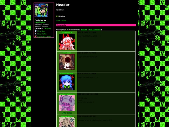 myspace/entrytemp screenshot