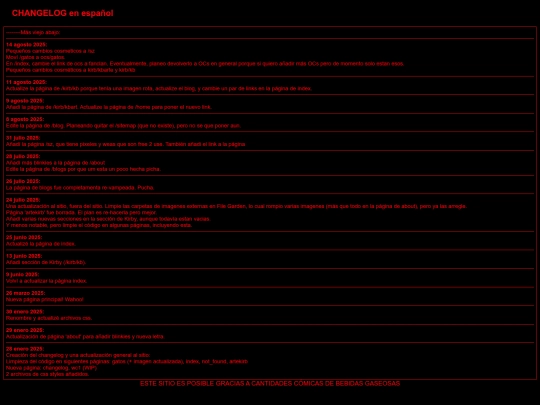 changelog screenshot