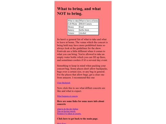 Final/Things-to-bring screenshot
