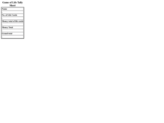 Scorecard/Scorecard3 screenshot