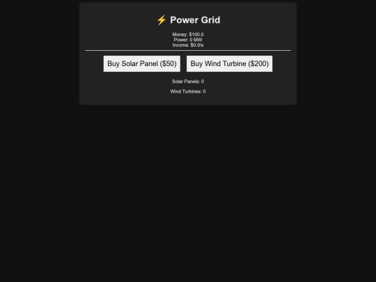 Power_Grid_v0.1 screenshot