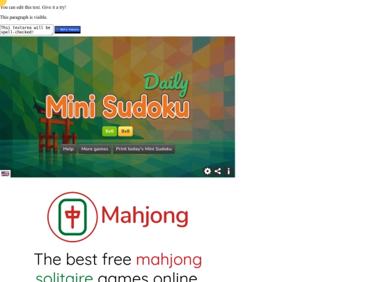 test screenshot