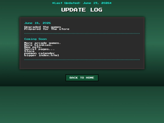 updates screenshot