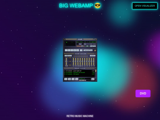 webamp screenshot