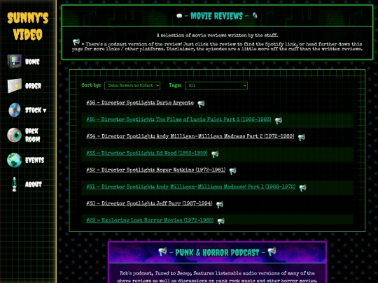 reviews screenshot