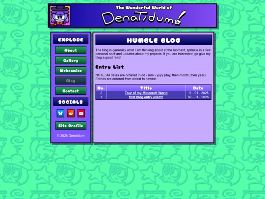 blog screenshot