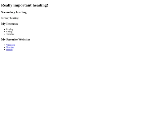 index screenshot