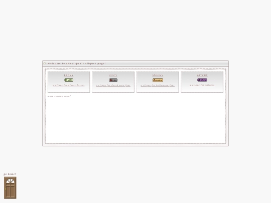 cliques screenshot