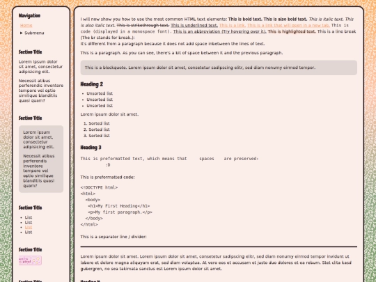 test screenshot