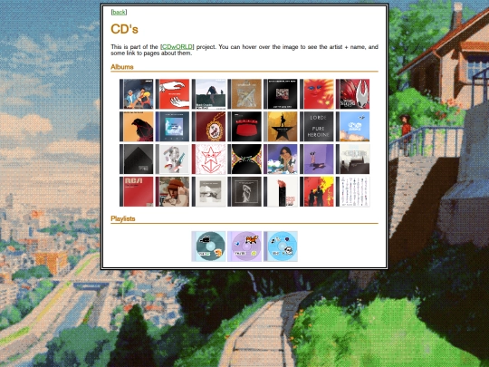 music/CDs screenshot