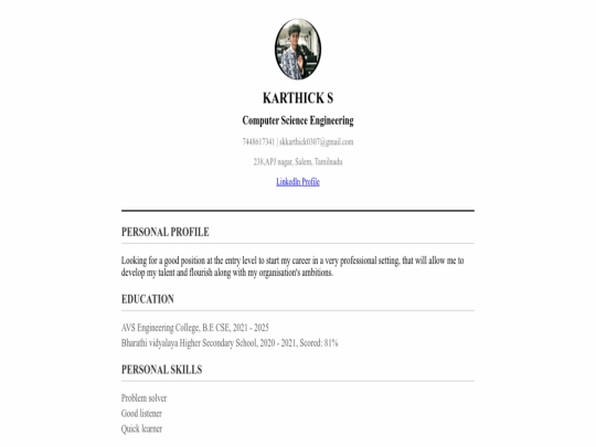 index screenshot