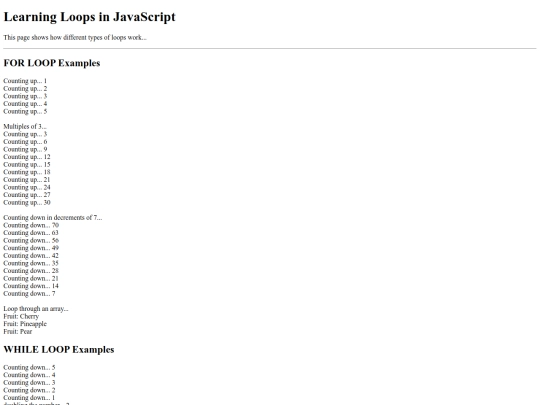 Grade11/HandlingData/LoopsLesson screenshot
