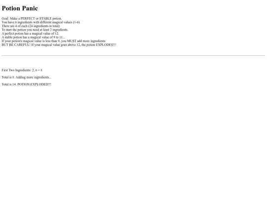 Grade11/HandlingData/PotionPanic screenshot