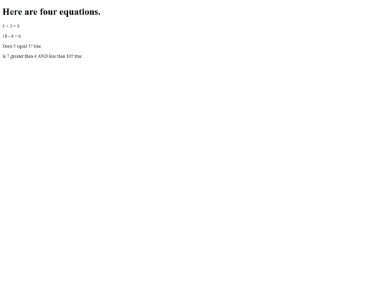 Grade12/Introduction/EquationsLesson screenshot