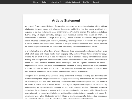 MultiMediaArts/statement screenshot