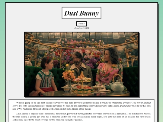 Home/DustBunny screenshot