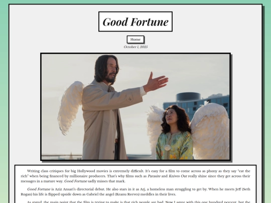 Home/GoodFortune screenshot