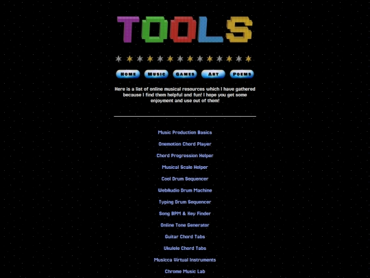 tools screenshot