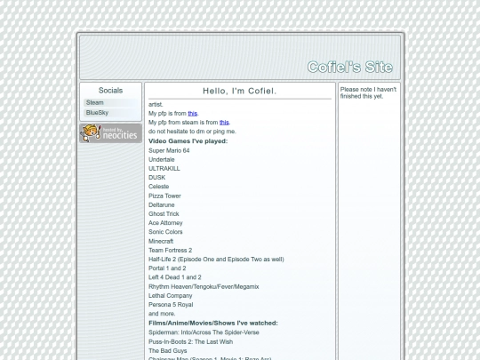 index screenshot