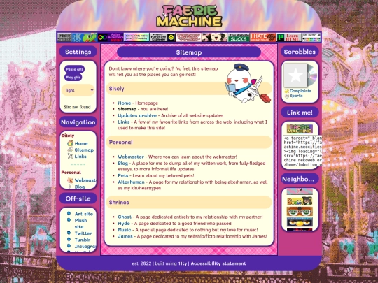 sitemap screenshot