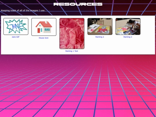 resources screenshot
