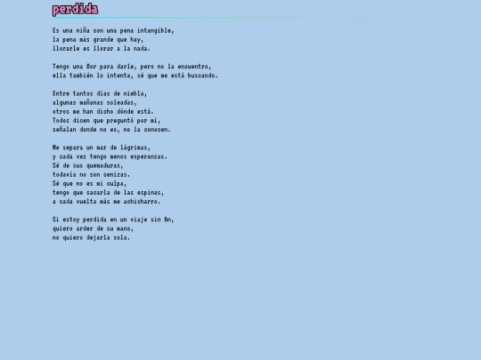 entries/perdida screenshot