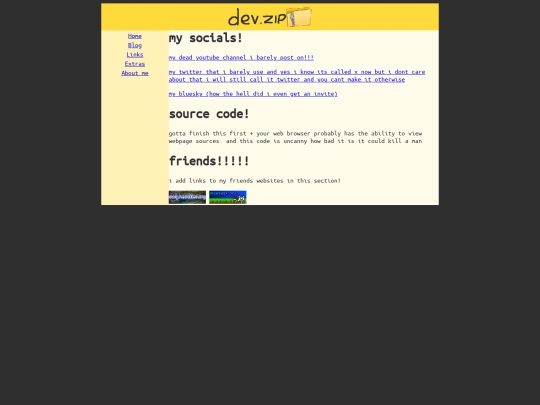 links screenshot