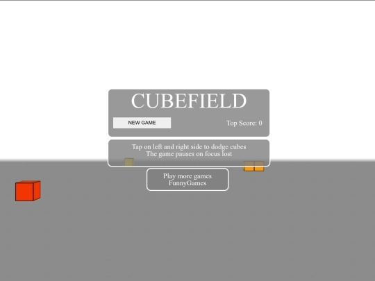 programs/cubefield screenshot