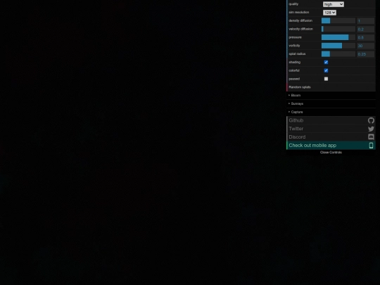 programs/fluid-sim screenshot