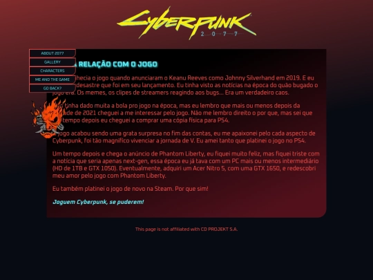 portuguese/shrines/cyberpunk/meandthegame screenshot