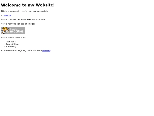 index screenshot