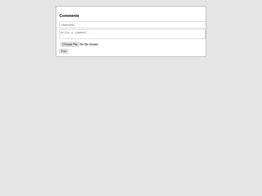 comment screenshot