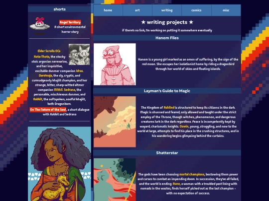 writing screenshot
