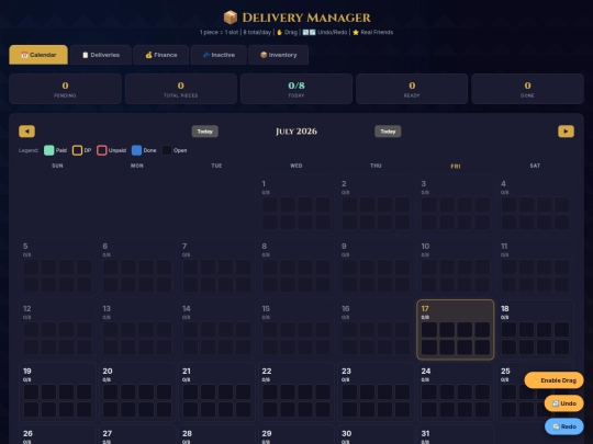 dotashop-sched screenshot