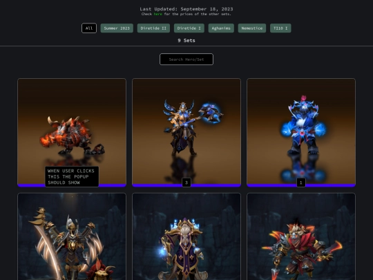 testcache screenshot